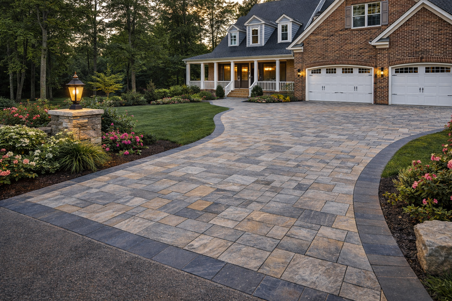 Paver driveway installation in Richmond VA